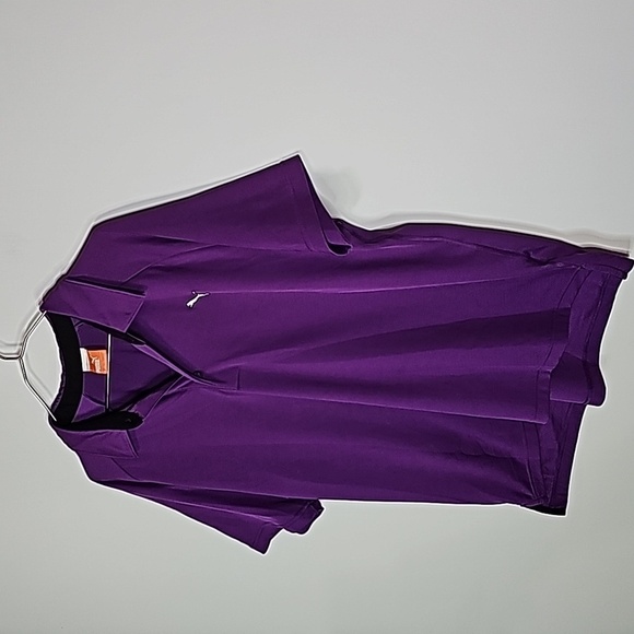 Puma medium purple short sleeve polo - Picture 2 of 5